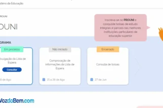 Ministério da Educação divulgou o resultado da lista de espera do processo seletivo para Prouni